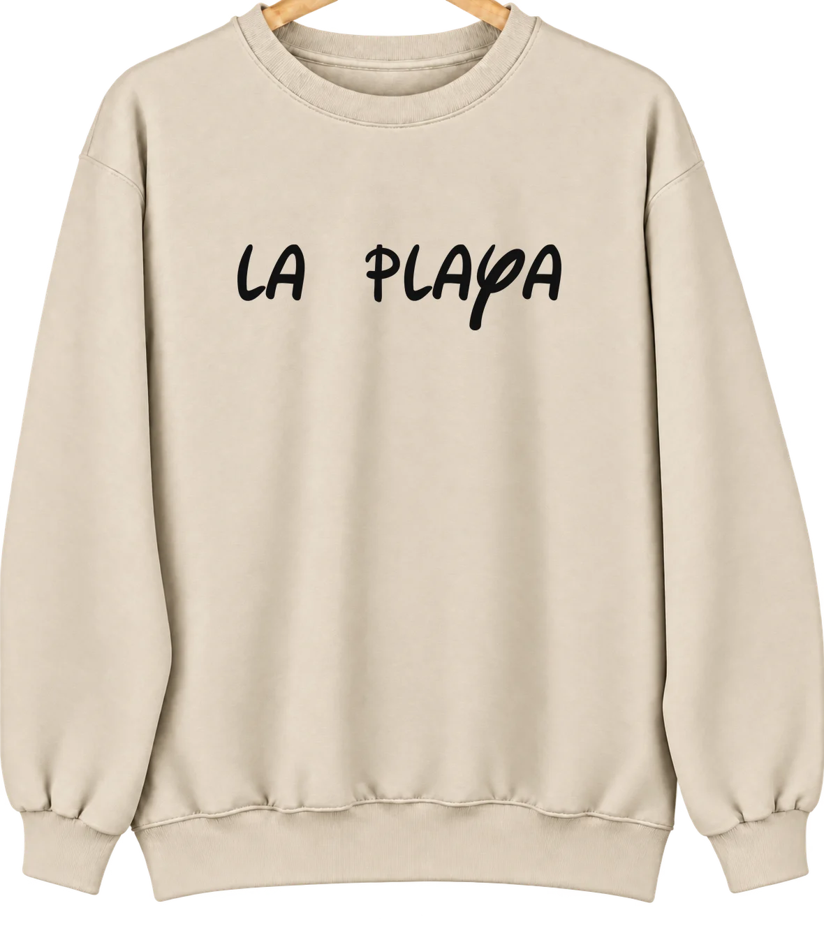 La Playa, Puerto Rico Hometown Crewneck — Sand