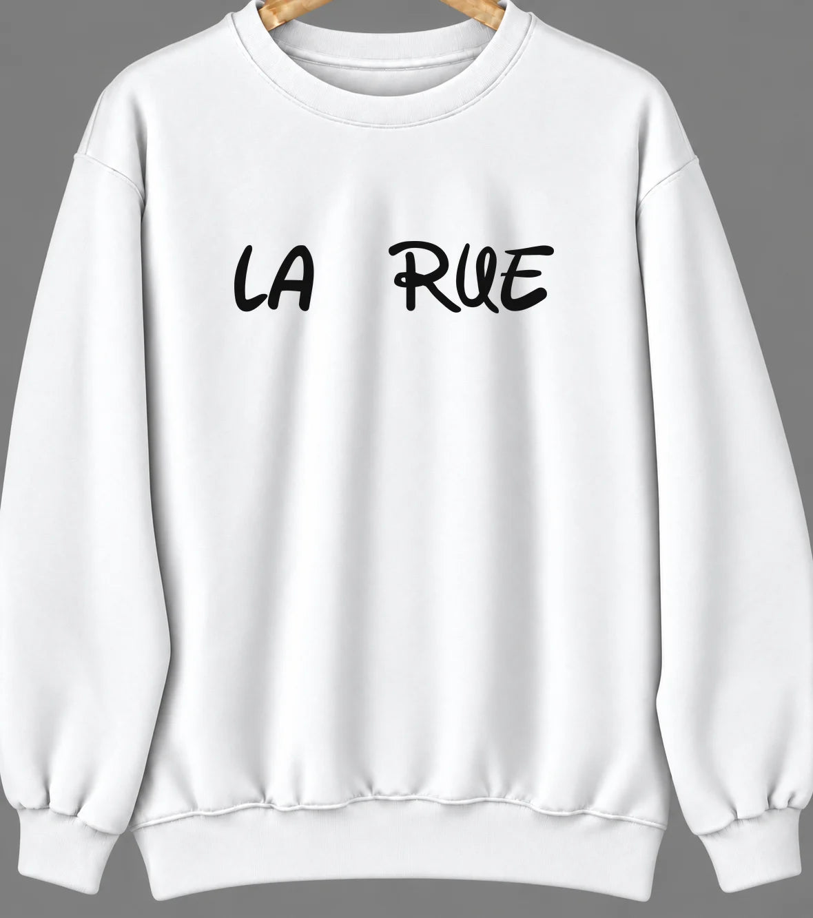 La Rue, Ohio Hometown Crewneck — White