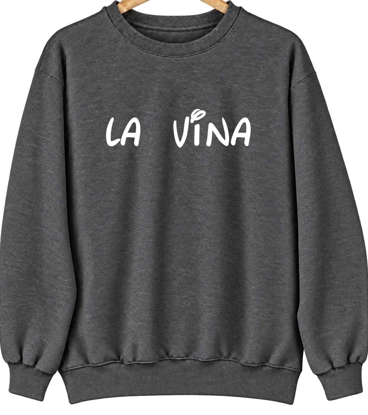 La Vina, California Hometown Crewneck — Dark Heather