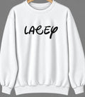 Lacey, Arkansas Hometown Crewneck — White