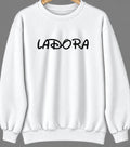 Ladora, Iowa Hometown Crewneck — White