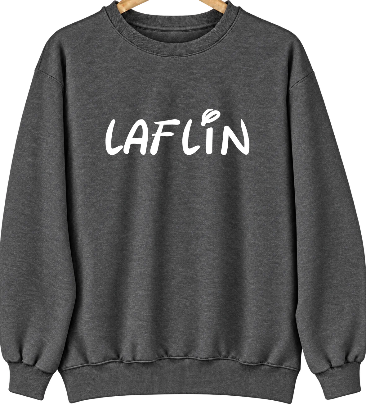 Laflin, Pennsylvania Hometown Crewneck — Dark Heather