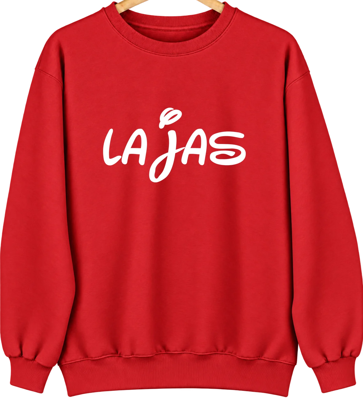Lajas, Puerto Rico Hometown Crewneck — Red
