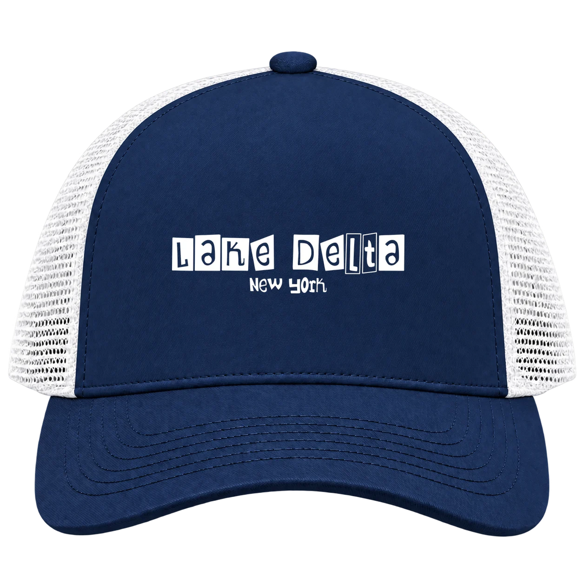 Lake Delta, New York Hometown Trucker Cap
