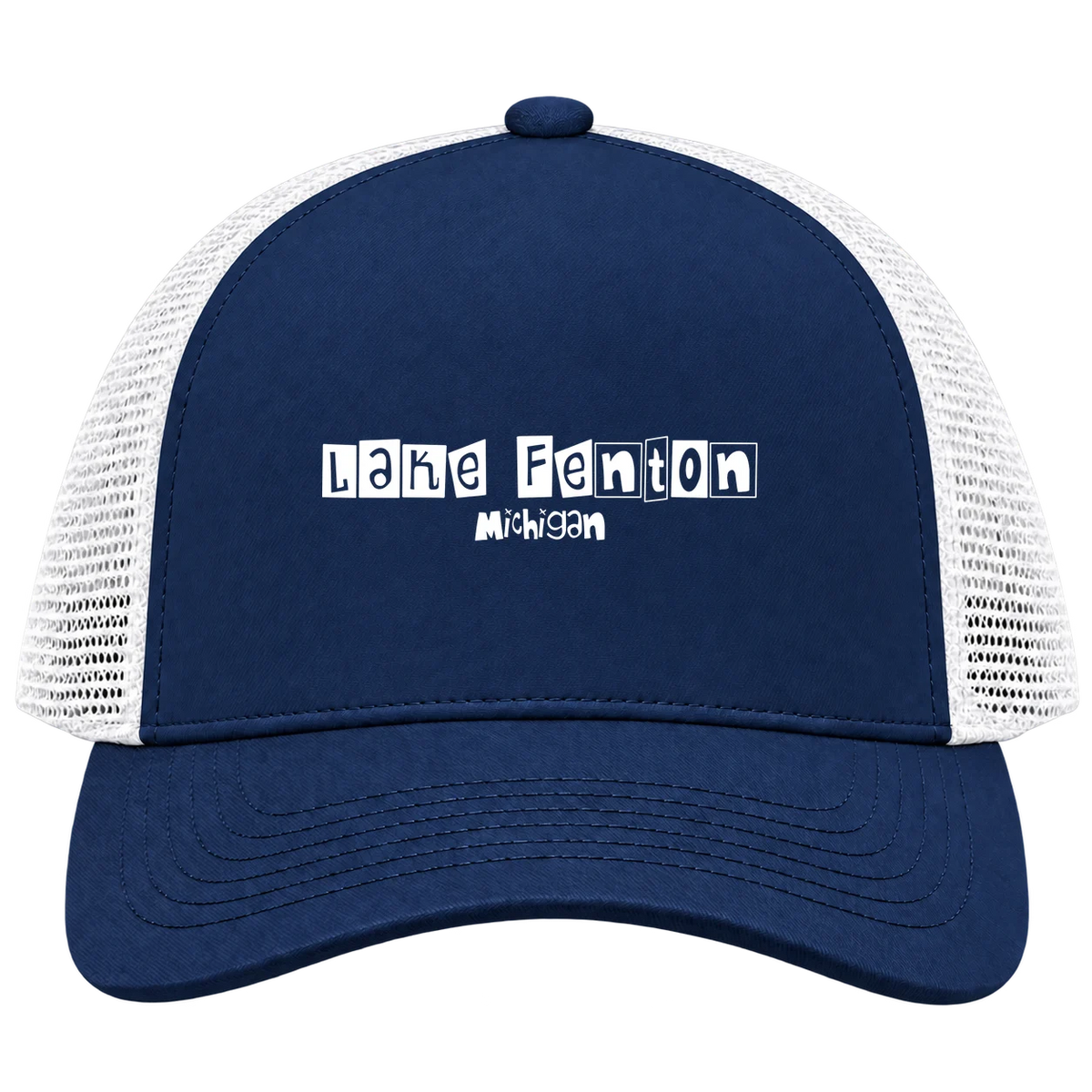 Lake Fenton, Michigan Hometown Trucker Cap