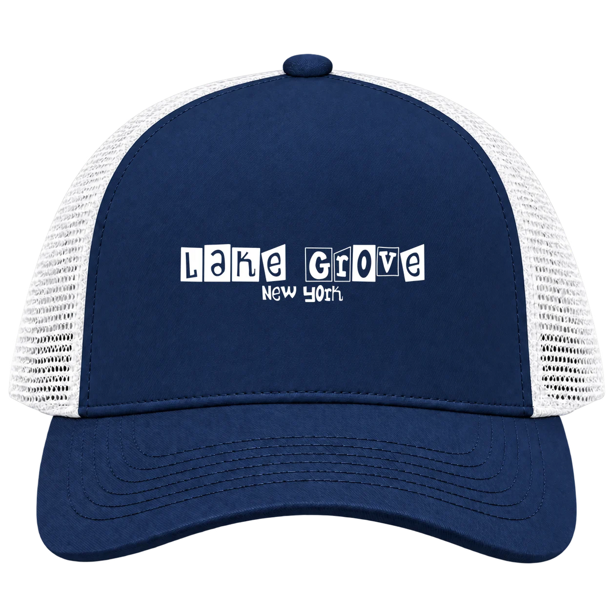 Lake Grove, New York Hometown Trucker Cap
