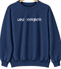 Lake Harbor, Florida Hometown Crewneck — Navy