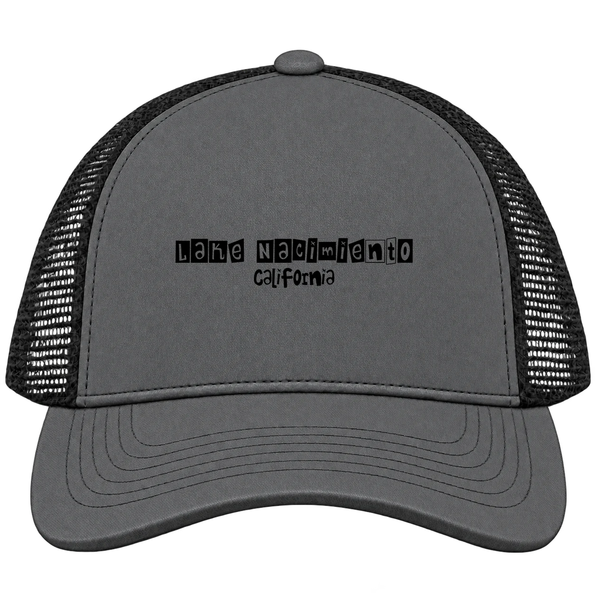 Lake Nacimiento, California Hometown Trucker Cap