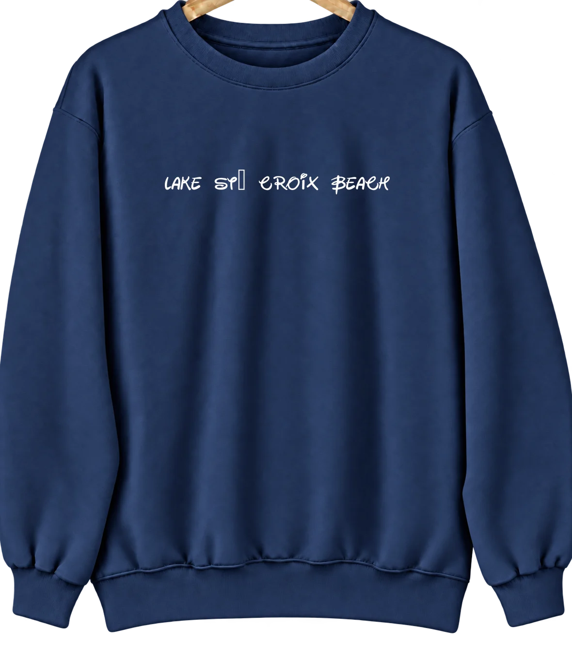 Lake St. Croix Beach, Minnesota Hometown Crewneck — Navy