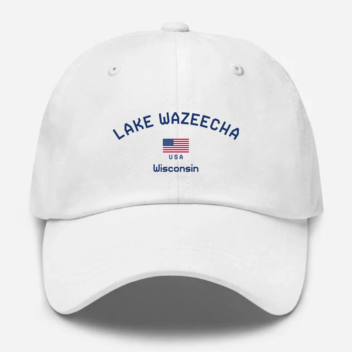 Lake Wazeecha, Wisconsin Hometown Dad Hat
