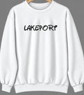 Lakeport, Texas Hometown Crewneck — White