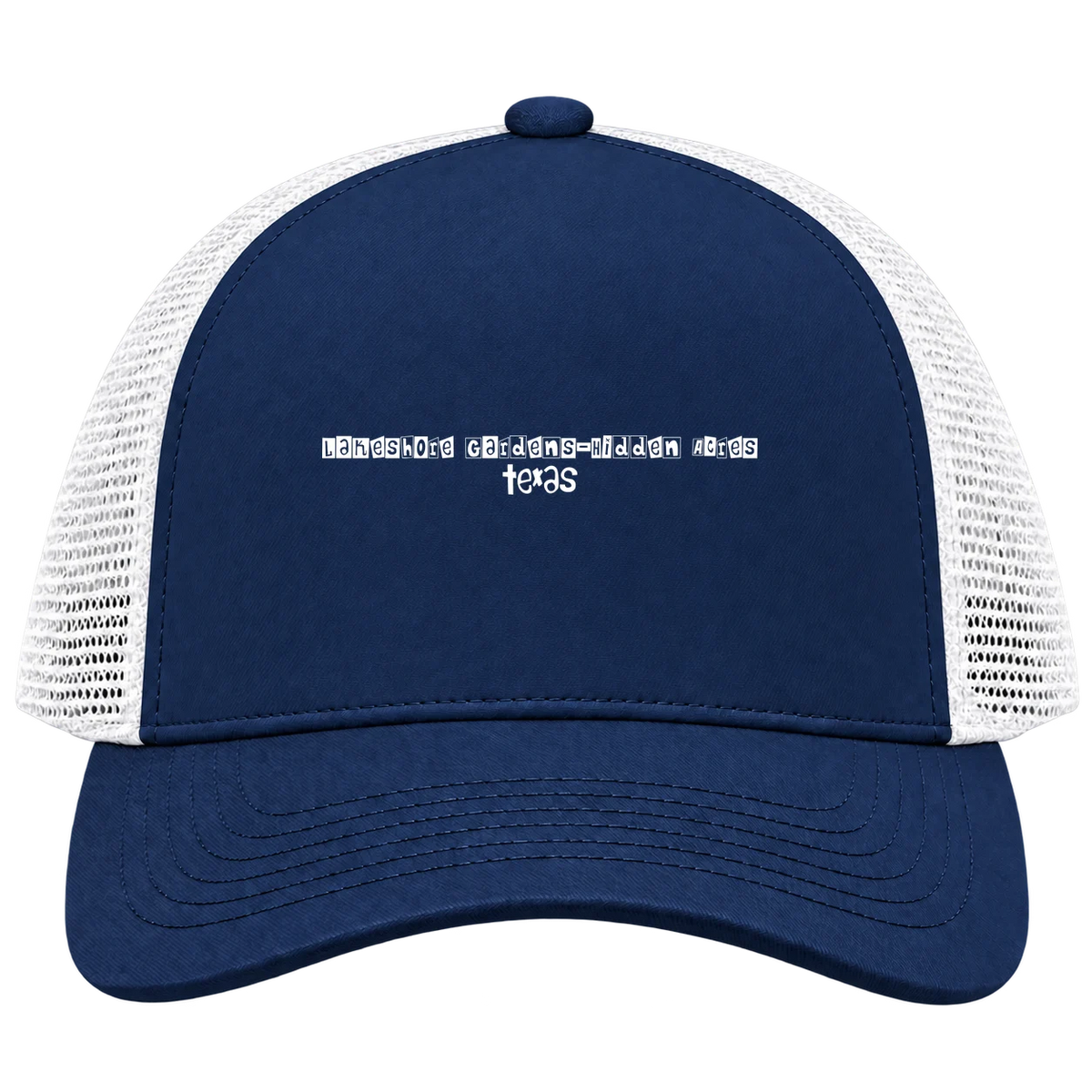Lakeshore Gardens-Hidden Acres, Texas Hometown Trucker Cap