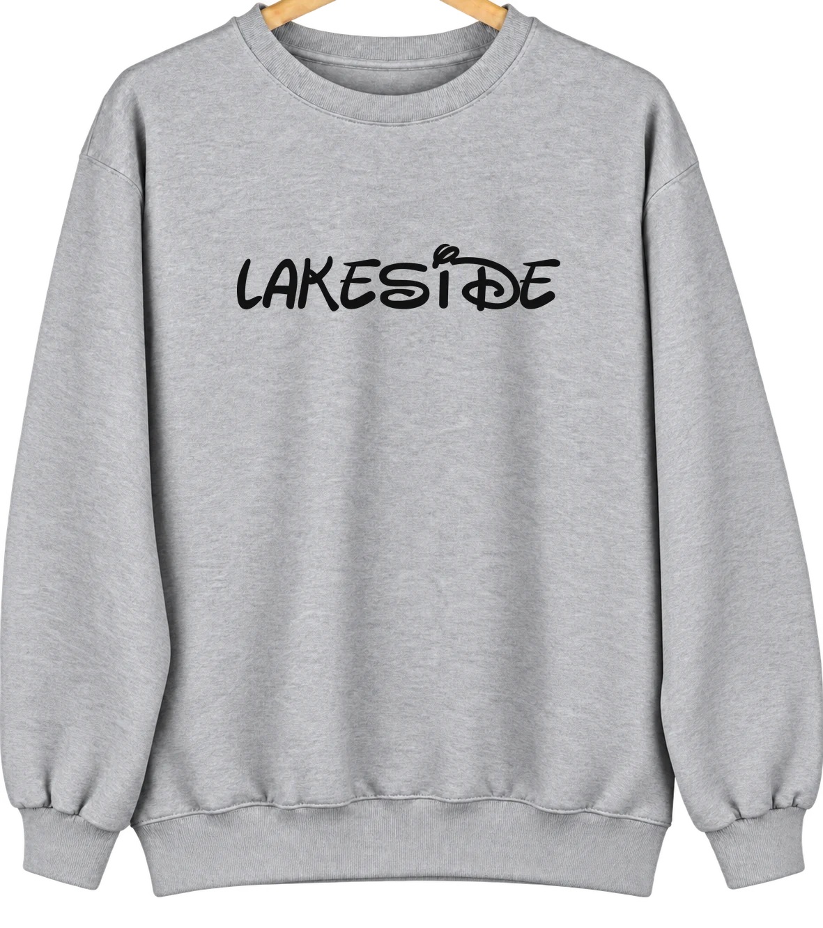 Lakeside, Colorado Hometown Crewneck — Sport Grey