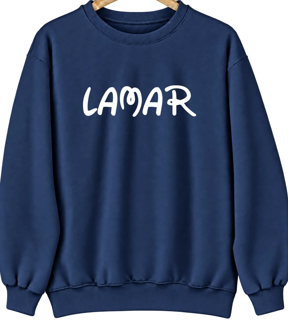 Lamar, Colorado Hometown Crewneck — Navy