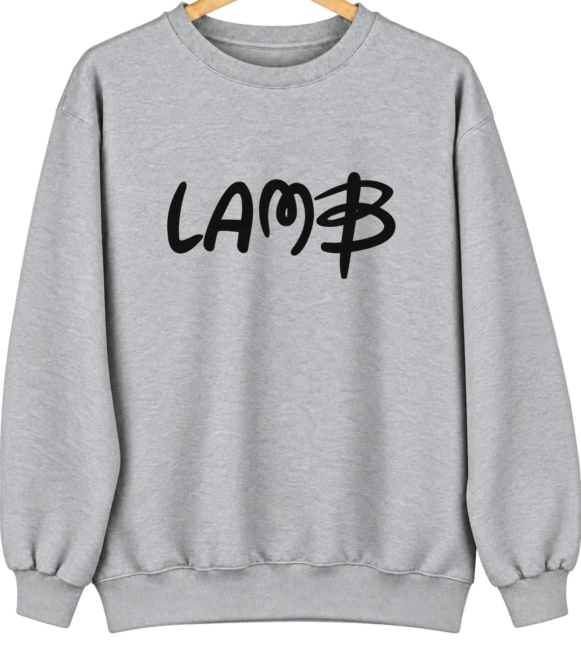Lamb, Indiana Hometown Crewneck — Sport Grey