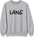 Lane, Oklahoma Hometown Crewneck — Sport Grey