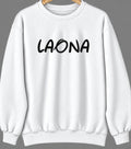 Laona, Wisconsin Hometown Crewneck — White