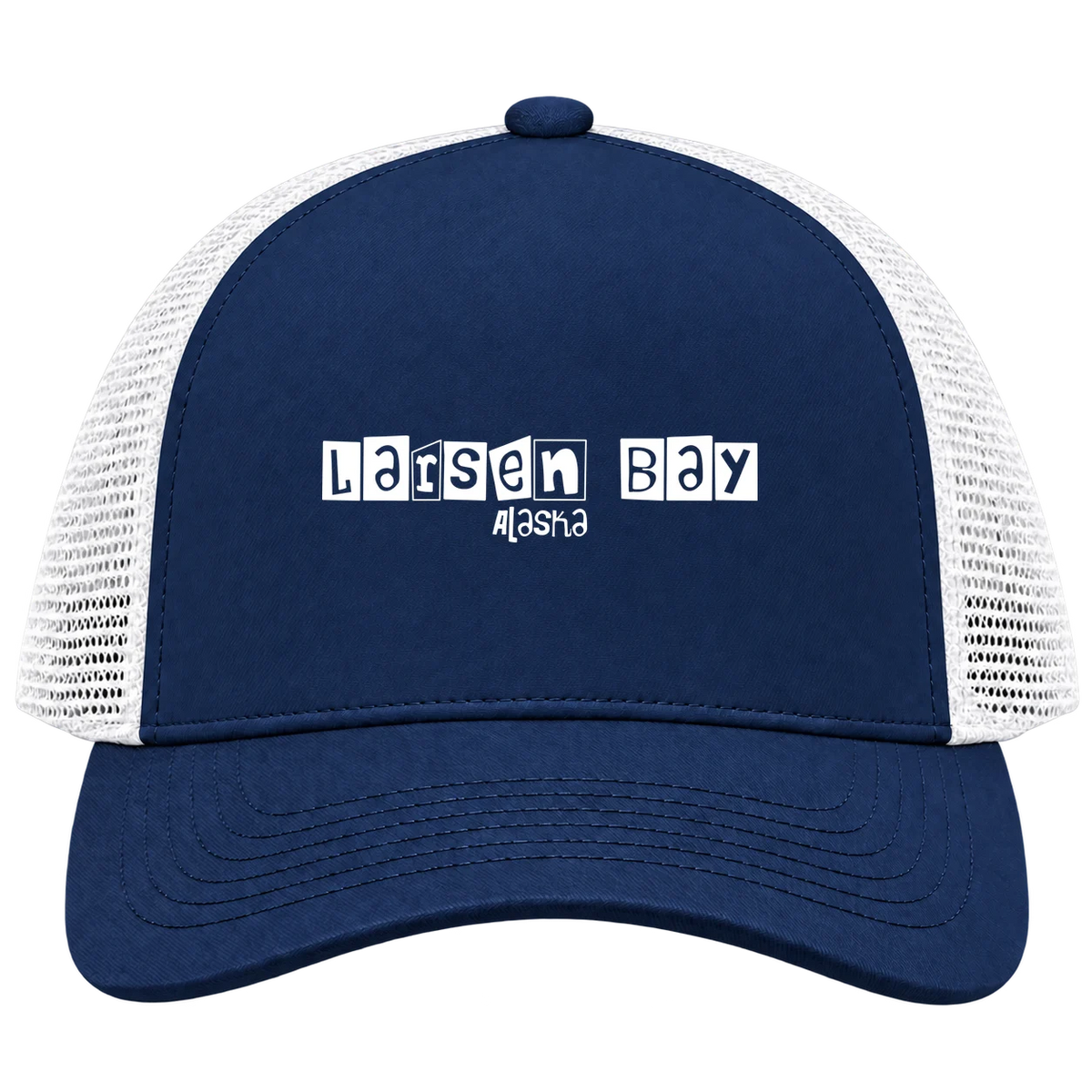 Larsen Bay, Alaska Hometown Trucker Cap