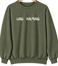 Las Palmas, Texas Hometown Crewneck — Military Green