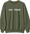 Las Tusas, New Mexico Hometown Crewneck — Military Green