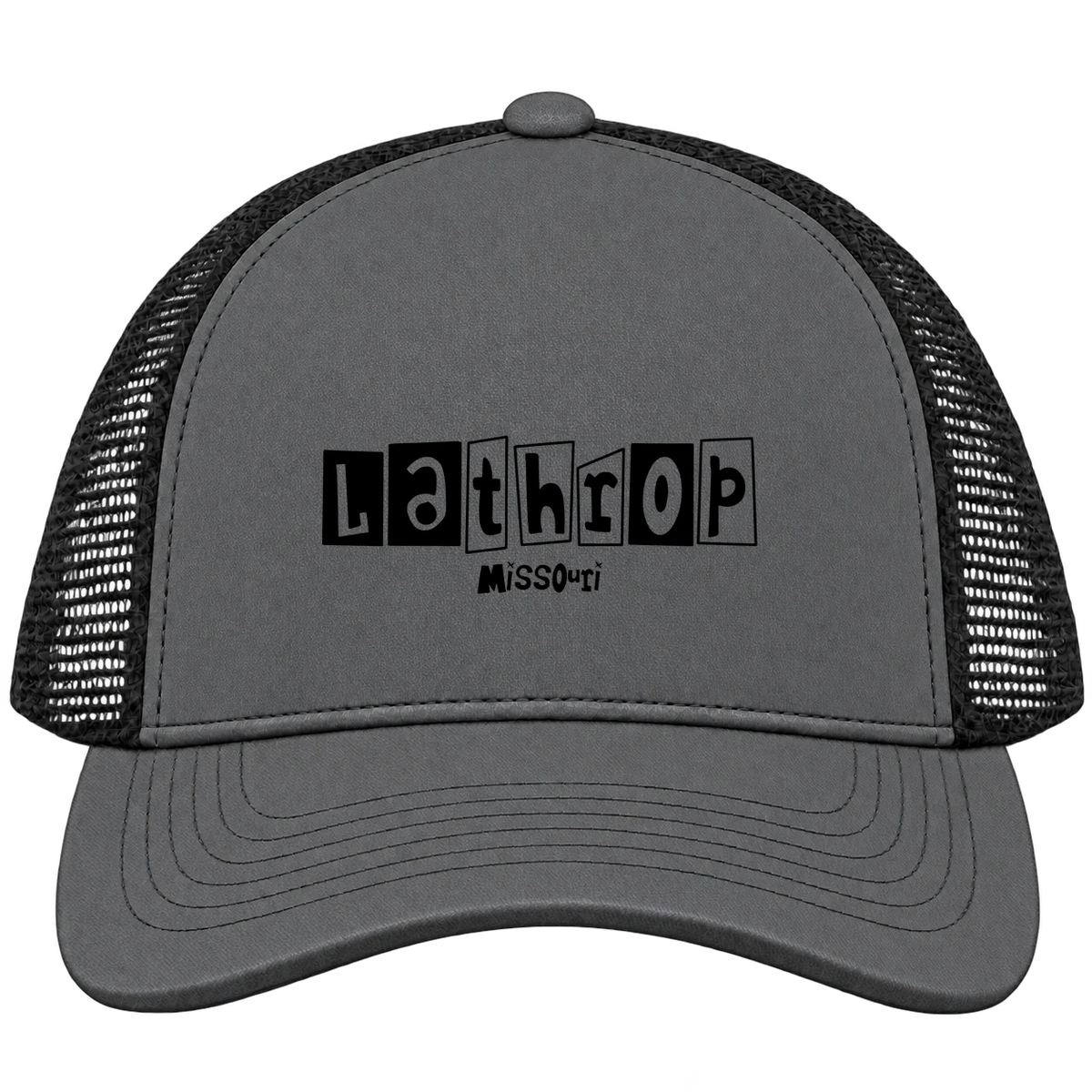 Lathrop, Missouri Hometown Trucker Cap