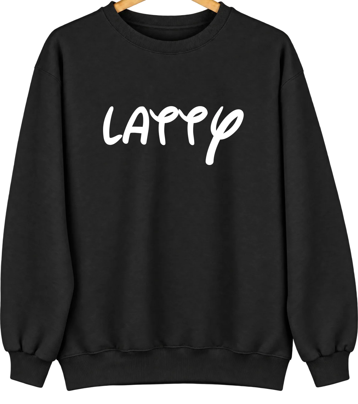 Latty, Ohio Hometown Crewneck — Black