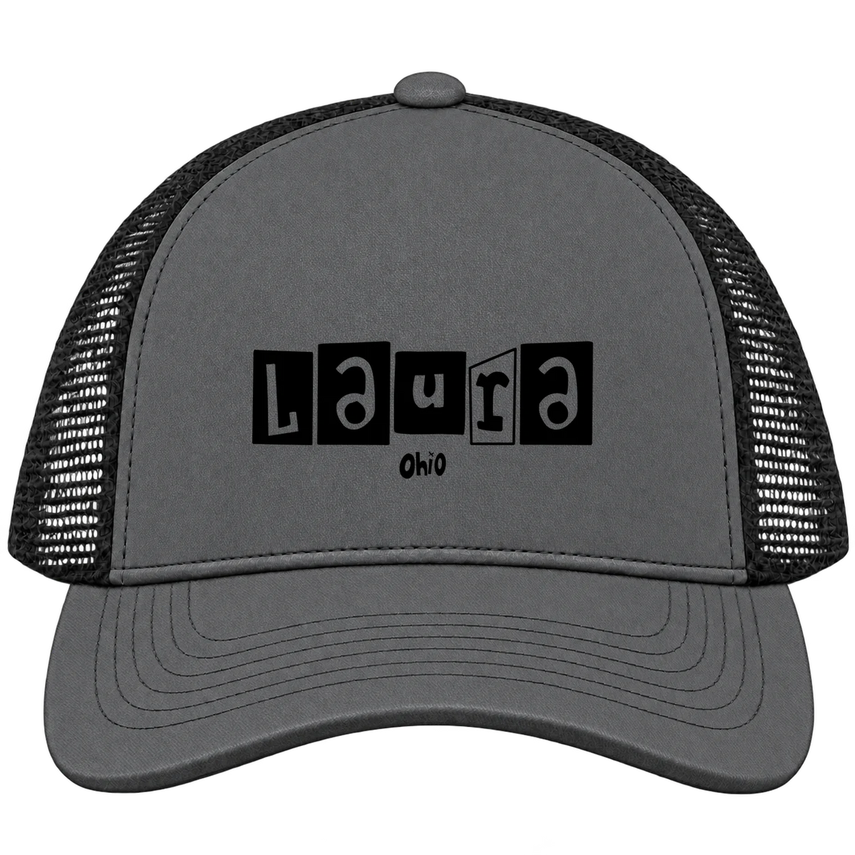 Laura, Ohio Hometown Trucker Cap