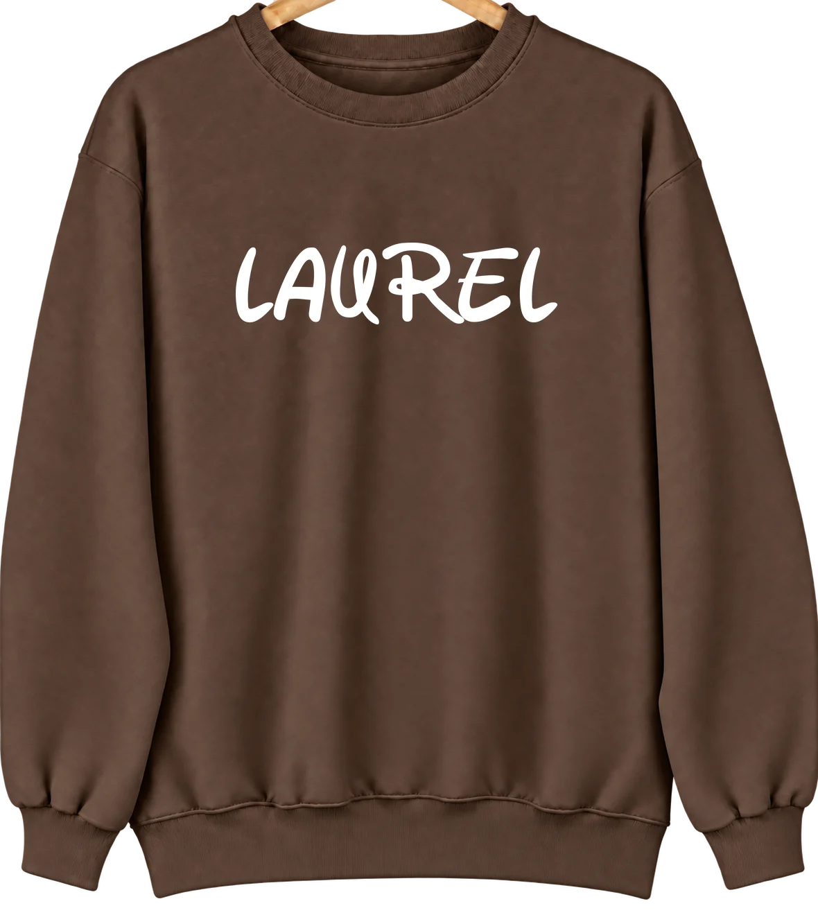 Laurel, Maryland Hometown Crewneck — Brown