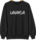Lavaca, Arkansas Hometown Crewneck — Black