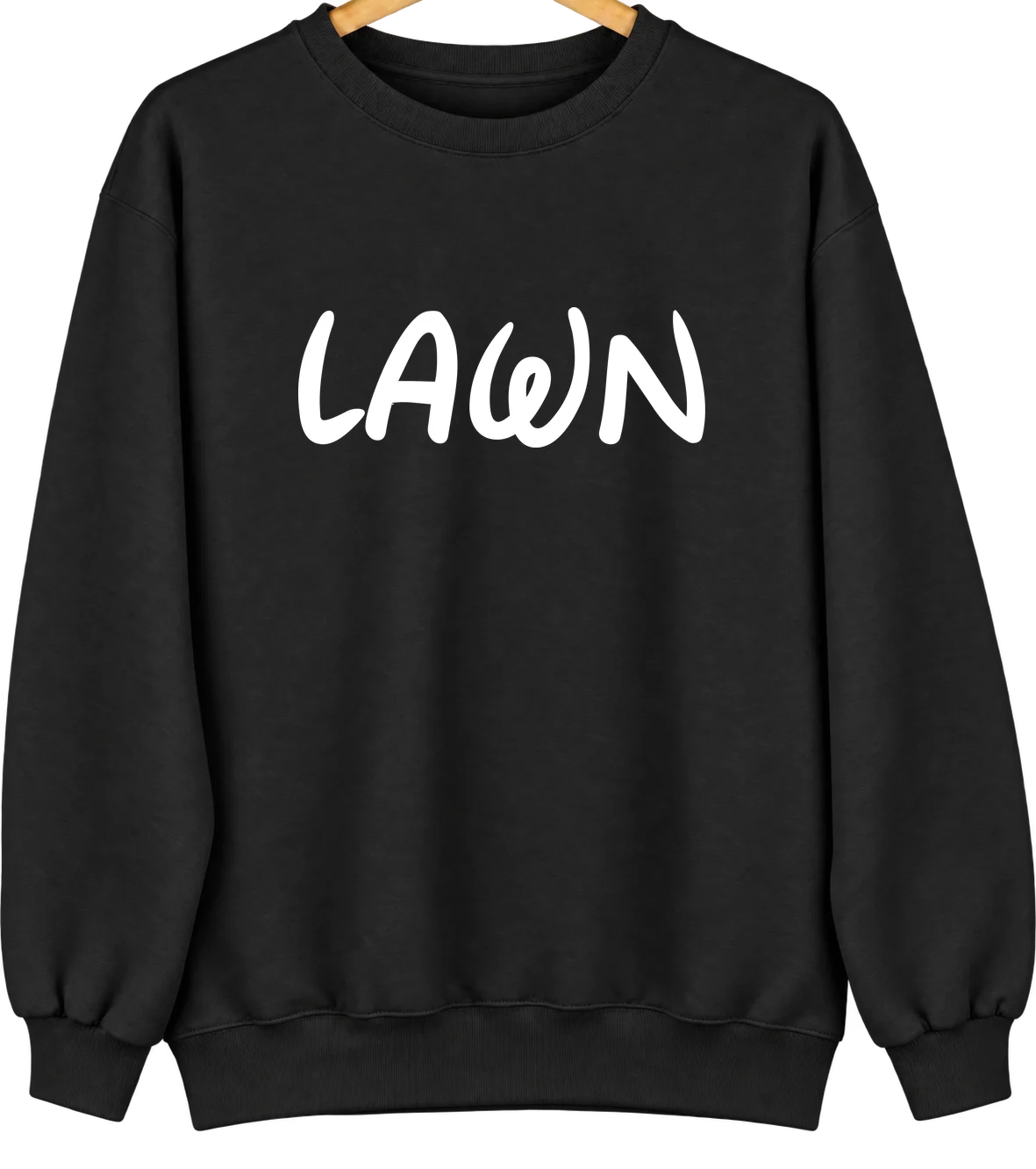 Lawn, Texas Hometown Crewneck — Black