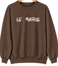 Le Mars, Iowa Hometown Crewneck — Brown