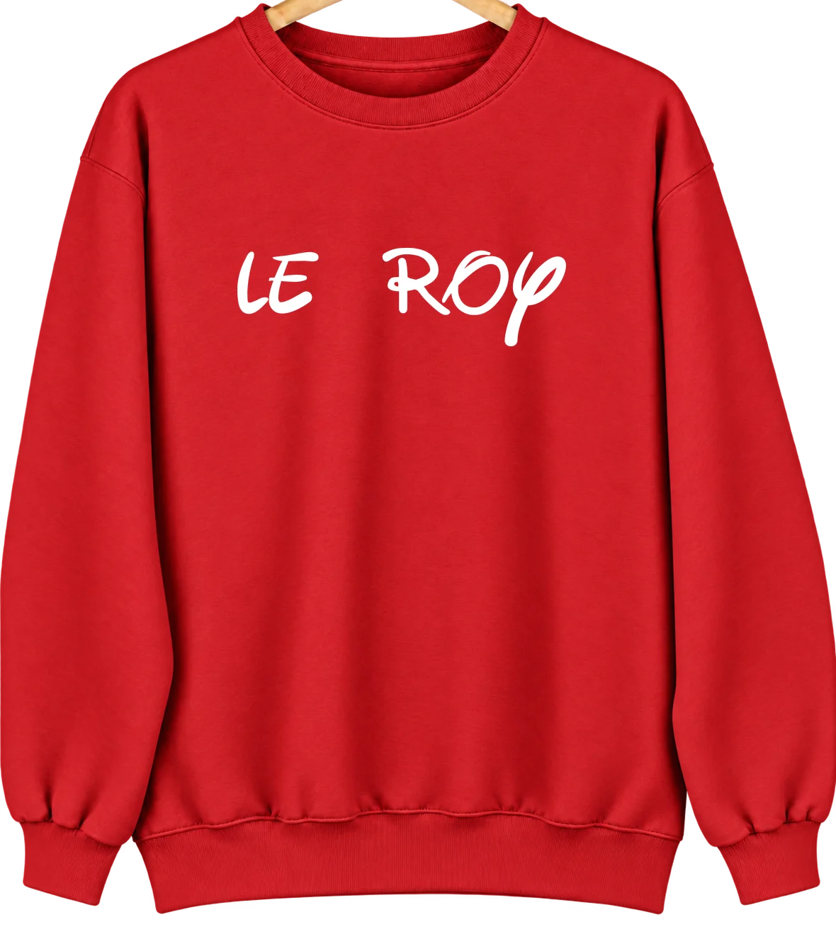 Le Roy, Minnesota Hometown Crewneck — Red