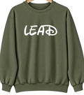Lead, South Dakota Hometown Crewneck — Military Green