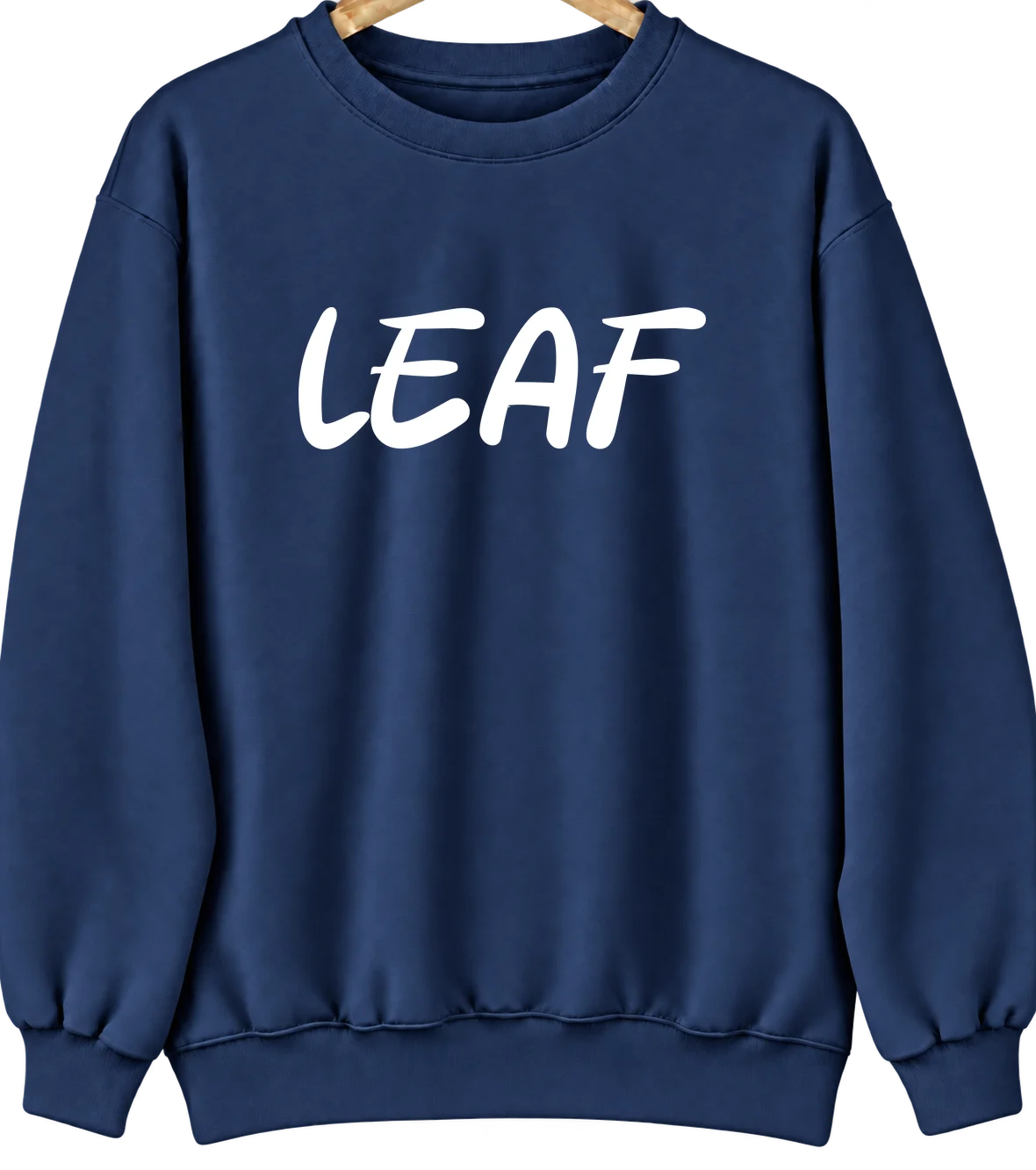 Leaf, Mississippi Hometown Crewneck — Navy