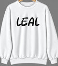 Leal, North Dakota Hometown Crewneck — White