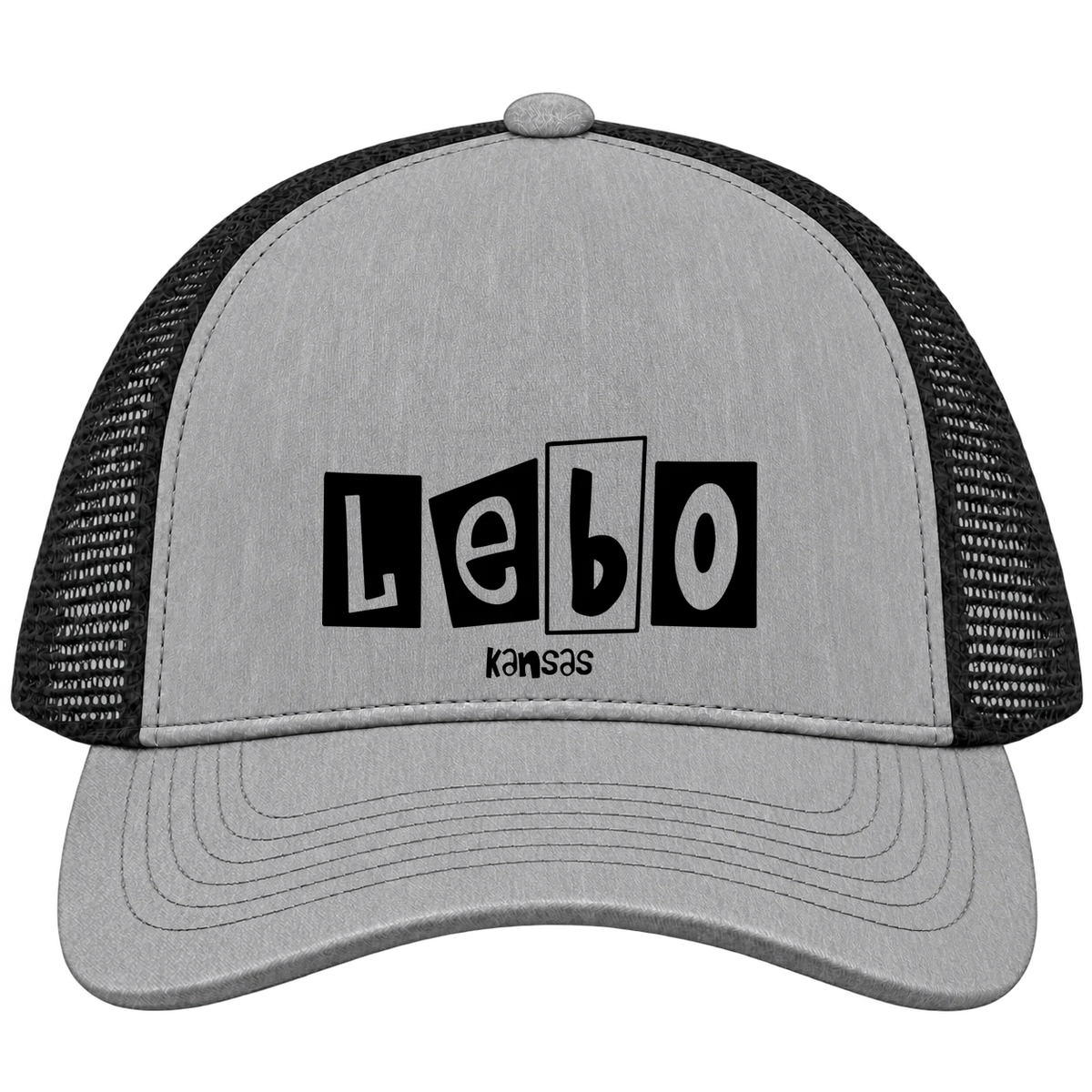 Lebo, Kansas Hometown Trucker Cap