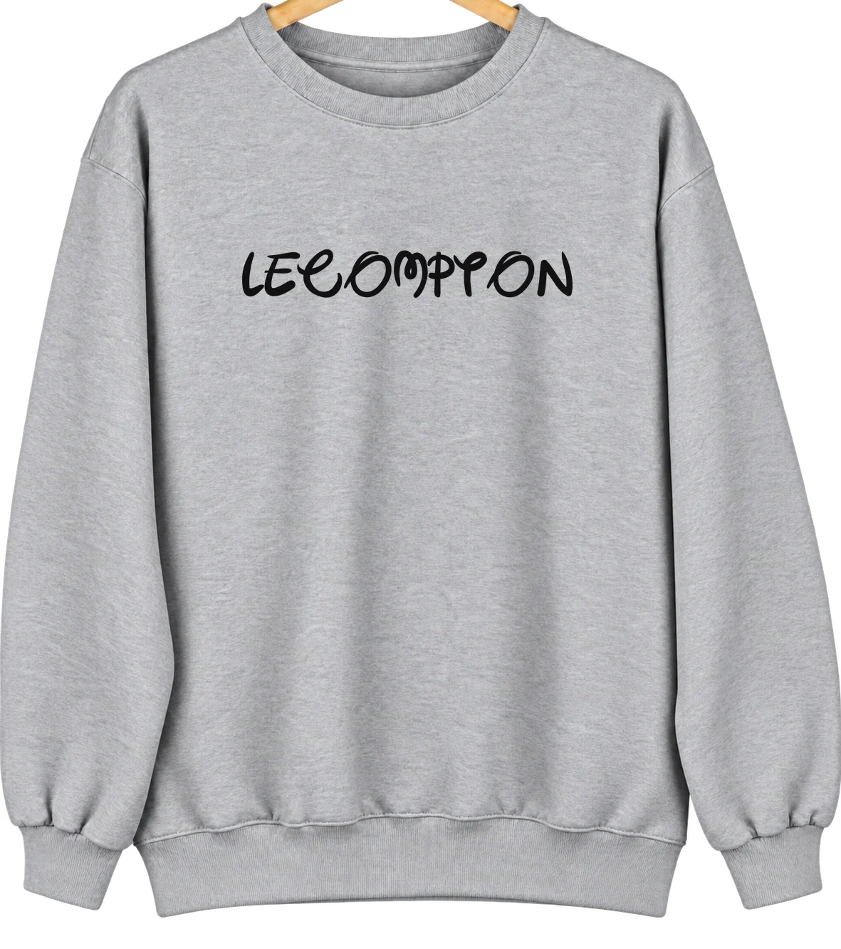 Lecompton, Kansas Hometown Crewneck — Sport Grey