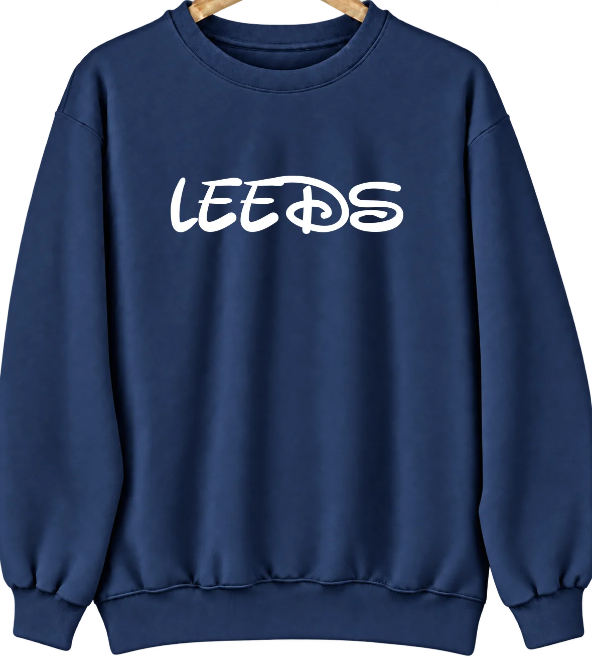 Leeds, North Dakota Hometown Crewneck — Navy