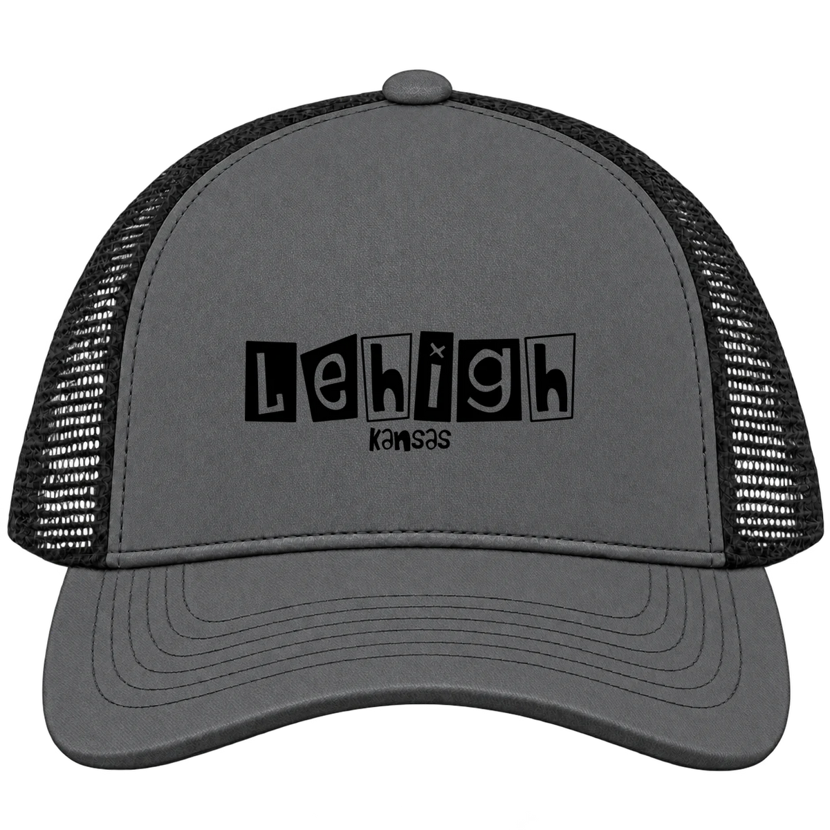 Lehigh, Kansas Hometown Trucker Cap