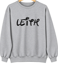 Leith, North Dakota Hometown Crewneck — Sport Grey
