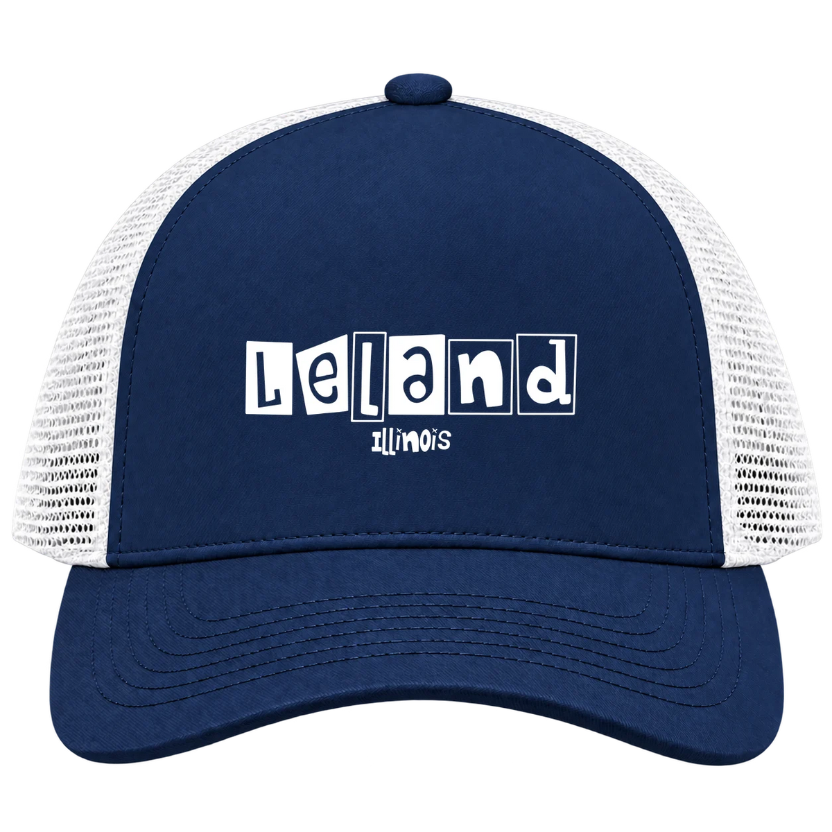 Leland, Illinois Hometown Trucker Cap