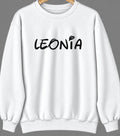 Leonia, New Jersey Hometown Crewneck — White