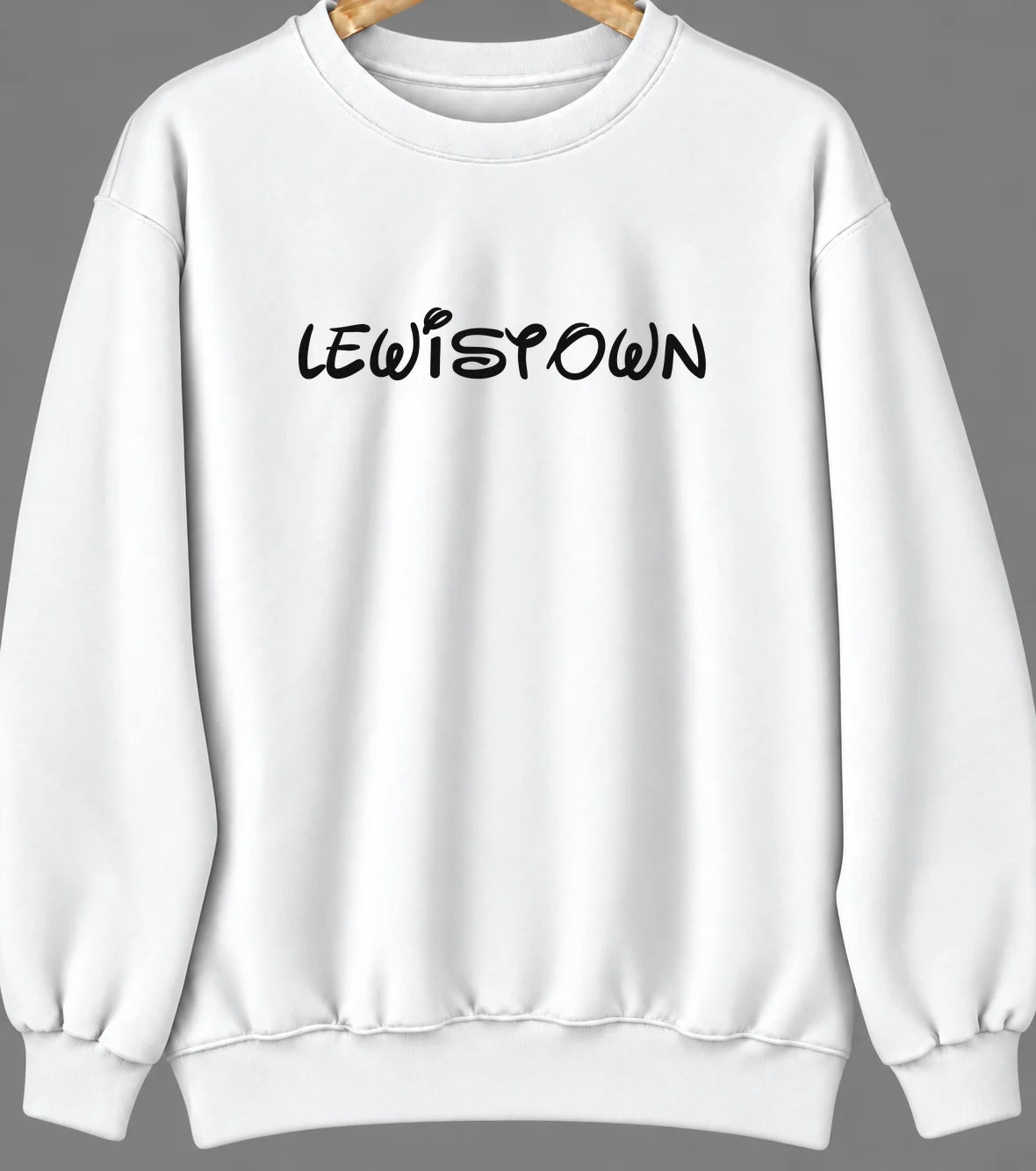 Lewistown, Ohio Hometown Crewneck — White