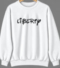 Liberty, Illinois Hometown Crewneck — White