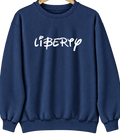 Liberty, Indiana Hometown Crewneck — Navy