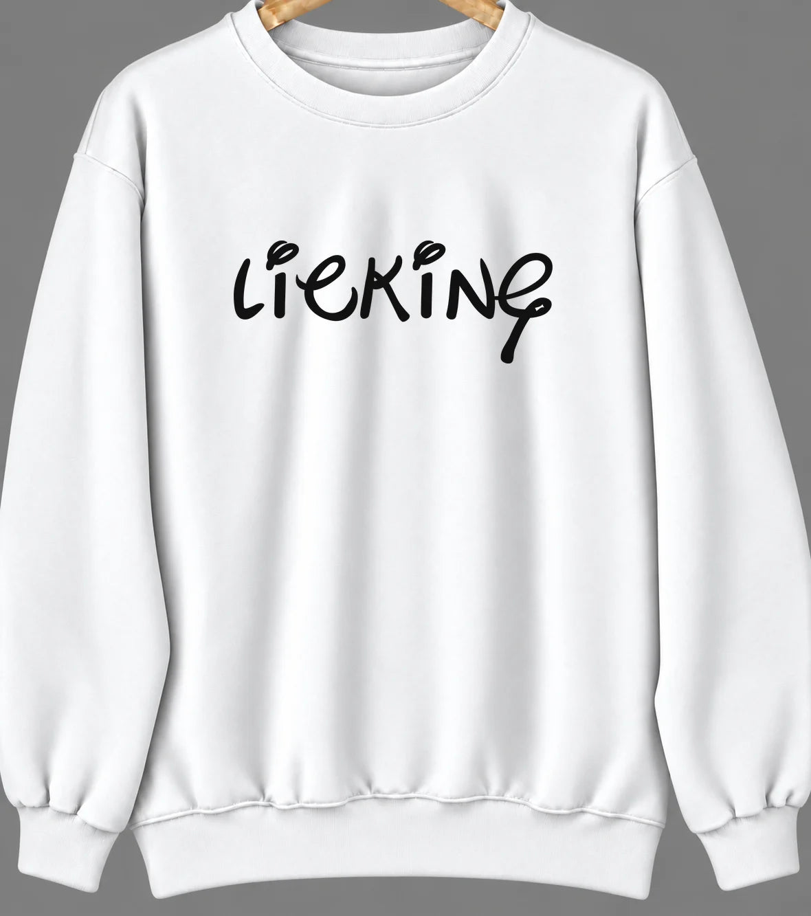 Licking, Missouri Hometown Crewneck — White