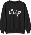 Lilly, Georgia Hometown Crewneck — Black