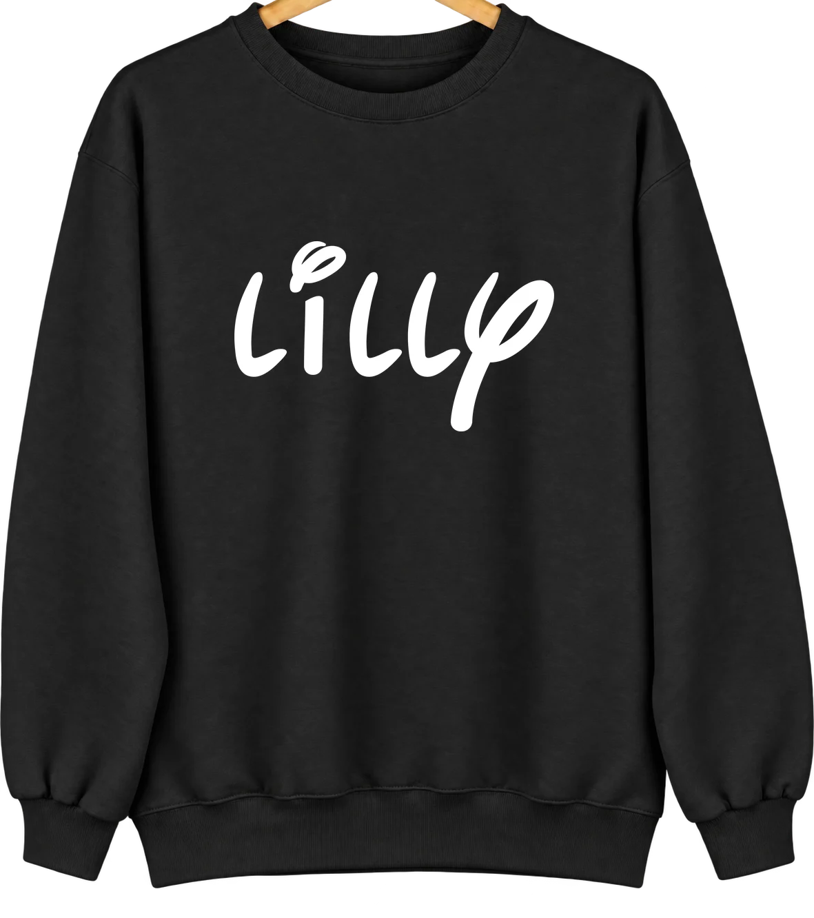 Lilly, Georgia Hometown Crewneck — Black