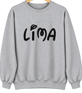Lima, Illinois Hometown Crewneck — Sport Grey
