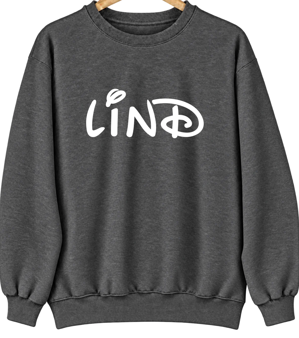 Lind, Washington Hometown Crewneck — Dark Heather